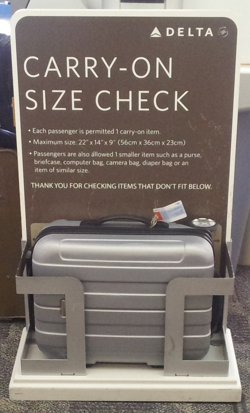Airline carry on luggage size rules