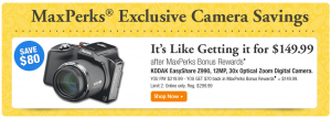 a advertisement for a camera
