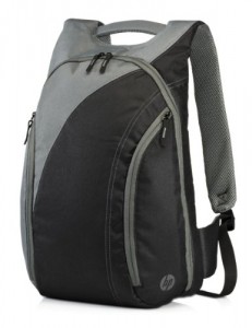 a black and grey backpack