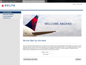 a screenshot of a delta airline website