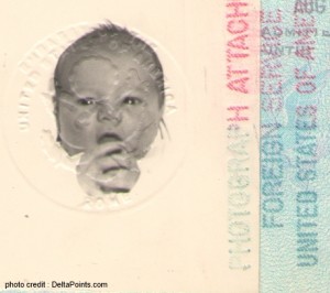 close-up of a baby's face