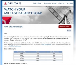 a screenshot of a delta airlines website