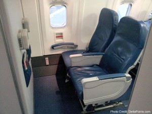 Delta domestic 767-300 exit row seat row 25
