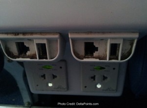 a close-up of an outlet