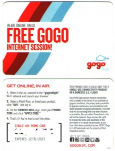 gogo single use free pass delta points blog