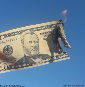 photo copy of money burning skymiles delta points blog