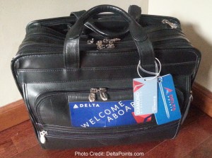 my old computer bag never looked better with diamond medallion tag on it delta points blog