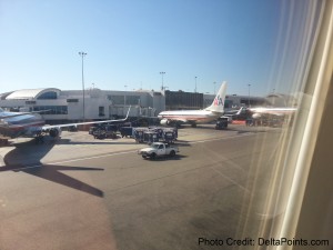AA American Airlines jets at LAX airport Delta points blog