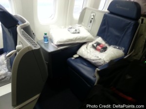 767-300 full flat seats delta points blog