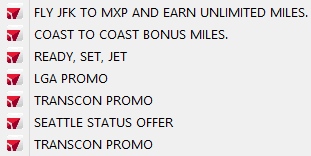 list of targeted delta airlines promotions delta points blog