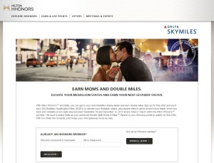 earn delta mqms from hilton stays