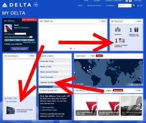 make sure you have the delta reserve card in your my delta profile as the number one card