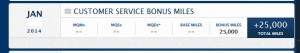25000 customer service bonus miles because delta IT does not work delta points blog