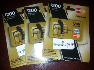 gift cards mastercard 3x