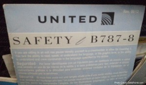 united 787-8 safety card delta points blog