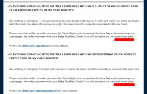 you earn full miles credit when paying with delta amex cards not just base fare