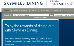 5x points for skymiles dining