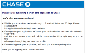 i am not going to wait for my approval for my chase ink blog