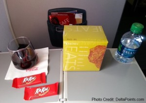 my last snack box from a hoou coupon delta points blog