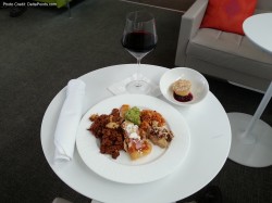 food centurion lounge delta points blog review