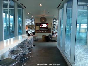 more seating bar area centurion lounge dfw delta points review