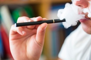 photo of e-cigarette use