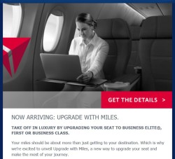 upgrade with miles