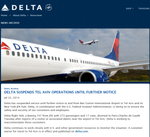 from delta-com delta suspends TLV operations