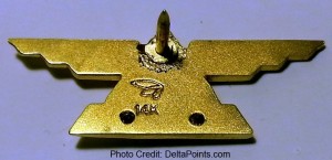 gold 40 year delta service pin with diamonds Delta Points Blog (4)