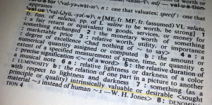 value definition from websters new collegiate dictionary