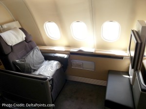 Lufthansa 1st class munich to Toronto A330 DeltaPoints blog review (4)