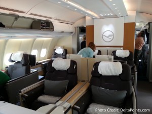 Lufthansa 1st class munich to Toronto A330 DeltaPoints blog review (6)