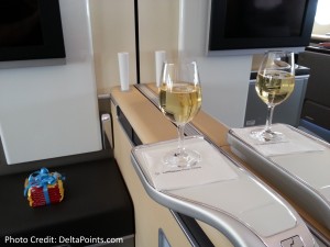 Lufthansa 1st class munich to Toronto A330 DeltaPoints blog review (8)