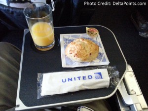 breakfast united business class delta points blog