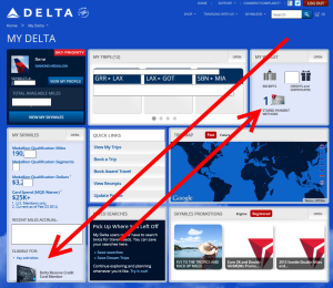 what to see on my delta delta reserve card member