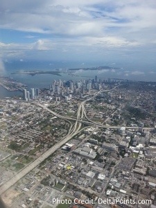 Miami from the air MIA delta points blog