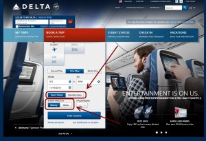 new booking boxes show up on Delta-com