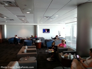 seating area VIP Lounge MIA airport delta points blog (2)