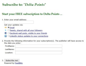 subscribe to delta points email