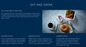 updated when you get food in 1st class delta air lines