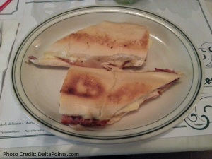 my first cuban sandwich with reader Noah in mia delta points blog