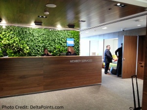 Centurion Lounge LGA LaGuardia Airport american express delta points blog entrance