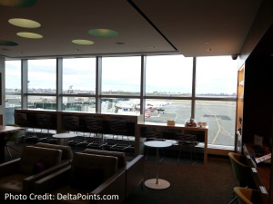 Centurion Lounge LGA LaGuardia Airport american express delta points blog first room off checkin (1)