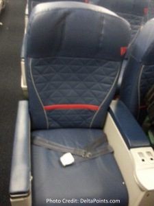 Delta 767-300 domestic 1st class seat 1 Delta points blog