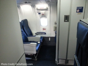 Delta 767-300 domestic coach exit row 25 seat 3 Delta points blog