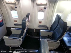 Delta 767-300 domestic coach exit row 26 seat 1 Delta points blog