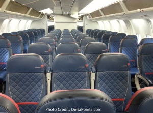 Delta 767-300 domestic comfort plus seat Delta points blog