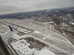 snow at dtw detroit at liftoff delta points blog