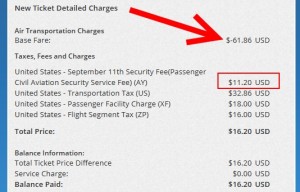base fare for my pwm ticket