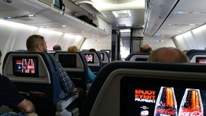 new delta 1st class 757 slimline seats